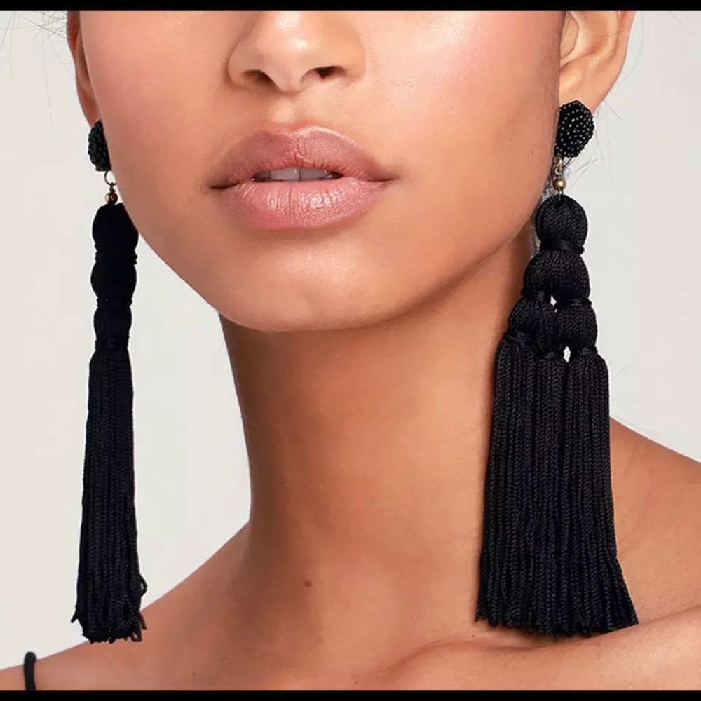 Black earrings
